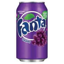 Gaivusis gėrimas FANTA GRAPE, 355 ml