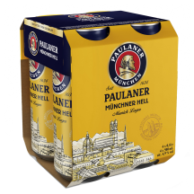 Alus PAULANER MUNCHER HELL, 4,9%, 4x0,5l