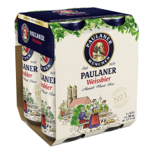 Alus PAULANER WEISBIER, 5,5% , 4x0,5 l