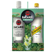 Rums Bacardi Carta Bl.37,5% 0,7l+Mojito 1,35l