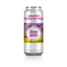 Alus BEAR&BOAR MANGO PAS. FR. 5,0 %, 0,44 l