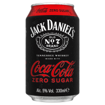Muu alk.jook Jack & Coke Zero 5% 0,33l purk