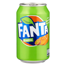 Gaz. egzot. vaisių sk. gėrimas FANTA, 330 ml