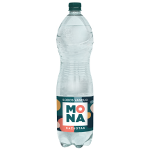 Gazuotas stalo vanduo MONA, 1,5 l