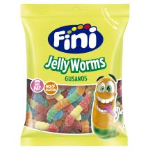 Rūgštūs guminukai FINI JELLY WORMS, 90g