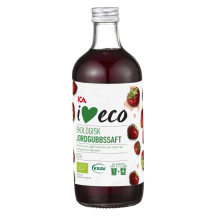 Ekologiškas braškių sirupas I LOVE ECO, 0,5 l