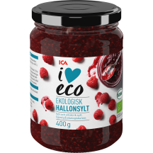 Ekologiškas aviečių džemas I LOVE ECO, 400 g