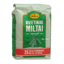 Kvietiniai miltai MALSENA, 550 D, 1 kg