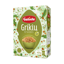 Grikių kruopos dėžutėje GALINTA, 4 x 100 g