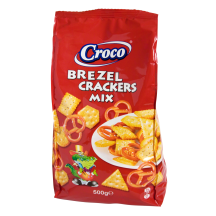 Krekerių ir brezel saus. rink. CROCO, 500 g