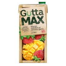 Sulas dzēriens Gutta Max mango zemeņu 2l