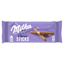 Šok. vamzdeliai MILKA CHOCO LILA STIX, 112 g