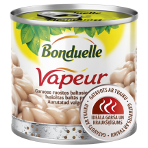 Balt. pupelės BONDUELLE VAPEUR, 310 g / 250 g