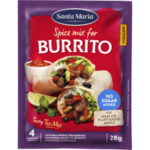 Prieskonių mišinys BURRITO SANTA MARIA, 28 g