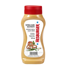 Paprikų ir kario sk. padažas HESBURGER, 390g