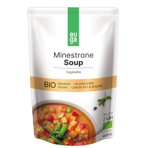 Ekol. daržovių sriuba MINESTRONE AUGA, 400 g