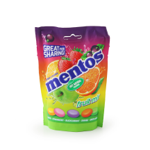 Kramt. saldainiai MENTOS FRUIT MIX, 160g