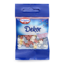 Krāsainās cukura zvaignītes Dr. Oetker 10g