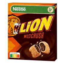 Dribsniai NESTLE LION WILDCRUSH, 360 g