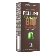 Kafijas kapsulas Pellini BIO Nespresso 10x5g