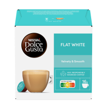 Kavos kapsulės DOLCE GUSTO FLATWHITE, 187,2 g