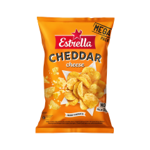 Čederio sūrio sk. bulvių trašk.ESTRELLA, 250g