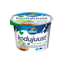 Varškė su raug. agurk. krap. ALMA, 3 %, 200 g