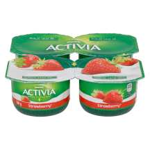 Jogurt maasika Activia 4x120g