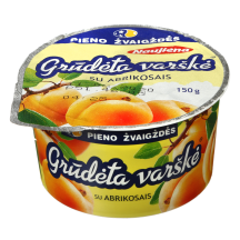 Varškė su abrikos. PIENO ŽVAIGŽDĖS,150g