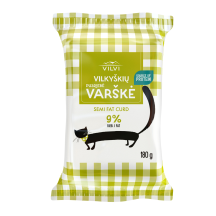 VILKYŠKIŲ varškė, 9 % rieb., 180 g