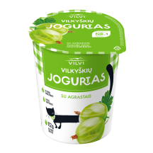 Jogurtas VILKYŠKIŲ su agr.3,6 % rieb. 350 g