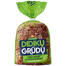 DIDIKŲ tamsi rug. duona su saul. sėkl., 390 g