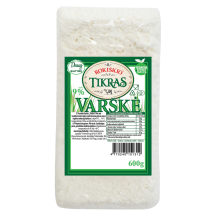 Varškė ROKIŠKIO TIKRAS, 9 %, 600 g