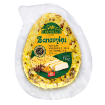 Keptas sūris ZANAVYKŲ su ciberž., 22 %, 230 g