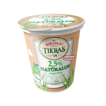 Nat. jogurtas be lakt. ROKIŠKIO TIKRAS, 300 g