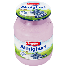 Jogurt mustikatega Almighurt Ehrmann 500g