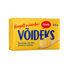 Rasvasegu võie Võideks Tere 72% 200g