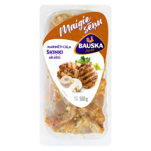 Atk.cāļa šķiņķi Bauska ar ādu,marinādē 500g