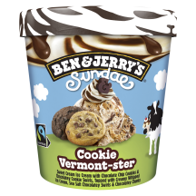 Saldēj. B&J Sundae Cookie Vermont-ster 427ml