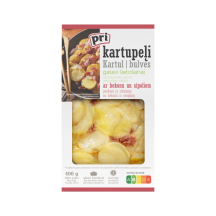 Kartup. PRI vārīti ar bek. un sīp. 400g
