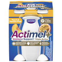 Jog.dzēr. Actimel+ persiku un marakuj. 4x100g