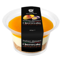 Pasifl. mangų sūr. pyragas GOURMET WORLD, 90g