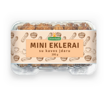 Atitirpinti eklerai su kavos įdaru, 200 g