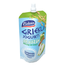 Grieķu jog. Baltais ar auz.,ābol.,kanēl. 180g