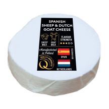 Ožkų ir avių pieno sūris Q-CONCEPT, 40%, 130g
