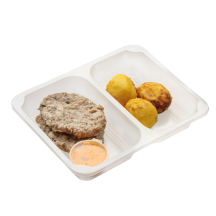 Kepti kotletukai su bulvėmis, 300 g