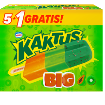 Papajų ir kivių šerbetas KAKTUS, 6 x 78g/75ml