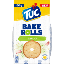 Duonos traškučiai su česnakais TUC, 80 g