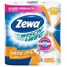 Pap.d. Zewa W&W Extra Lang 72sl.,2k.,2r.
