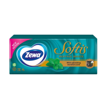 Nosinaitės ZEWA SOFTIS Menthol, 10x9 vnt